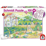 Schmidt Spiele legpuzzel Bij de Sprookjesprinsessen junior 100 stukjes