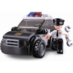 Sluban Police: patrouille wagen (M38 B0638D) - Zwart
