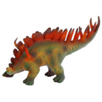 Dino World speelfiguur Stegosaurus junior 35 cm groen/rood