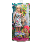 Mattel Barbie tienerpop Barbie and Chelsea The Lost Birthday/geel - Blauw