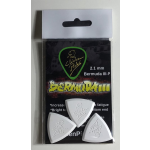 ChickenPicks Tritone III Series Bermuda III 2.1 mm-P plectrums (3 stuks)