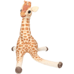 Wild Republic knuffel giraffe junior 20 cm pluche oranje/wit