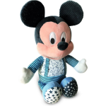 Clementoni knuffel Baby Mickey junior 32 cm pluche - Blauw