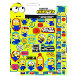 Universal stickers Minions junior 23 cm vinyl geel 600 stuks