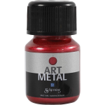 Schjerning verf Art Metal 30ml lava - Rood