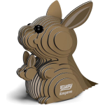 Eugy 3D modelbouwpakket kangoeroe 7 delig No.15 - Bruin