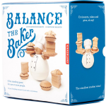 Kikkerland evenwichtsspel The Baker 9 x 12 cm hout 13 delig
