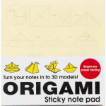 Suck UK memoblok origami 7,5 cm papier - Geel