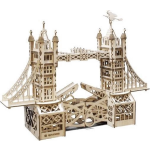 Mr. Playwood modelbouwset Tower Bridge 54 cm hout 312 delig - Bruin