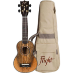 Flight Supernatural Series DUS450 Mango sopraan ukelele met gigbag
