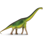 Safari dinosaurus Brachiosaurus junior 35 cm rubber groen/geel - Bruin