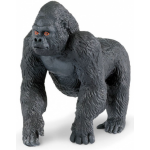 Safari speeldier gorilla mannetje junior 11 x 9,5 cm - Zwart