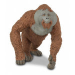 Safari speeldier orang oetan junior 11 x 6,75 cm bruin/grijs