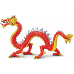 Safari speelfiguur Chinese draak junior 20,5 x 9 cm - Rood