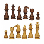 Dal Negro schaakstukken Klassiek 12 cm hout bruin