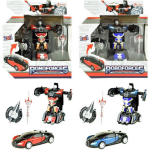 Toi-Toys Toi Toys transformer robot 14 cm - Rood