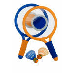 Miniland badmintonset 40 cm/oranje 4 delig - Blauw