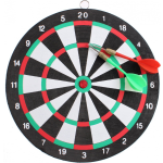 Master Darts dartbord 24 cm met 2 pijlen