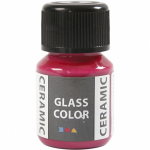 Creotime keramiekverf Glass Color 35 ml - Roze