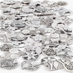 Creotime hangers 2 3,7 cm 278 stuks zilver - Silver