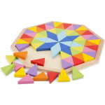 New Classic Toys octagon puzzel junior 29,5 cm hout 73 delig