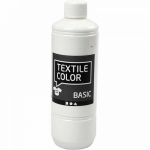 Creotime textielverf Basic 500ml - Wit