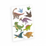 Feestbazaar Amscan plaktattoos dinosaurus jongens 9 stuks