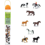 Safari speelset Horses & riders Toob junior 10 delig