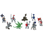 Safari speelfigurenset Knights & Dragons junior 11 delig