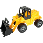 Lena shovel Giga Trucks junior 63 cm zwart/ - Geel