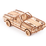 Wood Trick houten modelbouw 3D Cabriolet 17 cm blank 110 delig