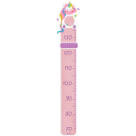 Dekori groeimeter eenhoorn meisjes 115 cm hout/paars - Roze