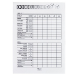 Verhaak dobbelblok junior 15,2 x 10 cm papier 100 stuks - Wit