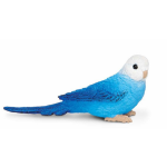 Safari vogele parkiet 7,5 cm wit/ - Blauw