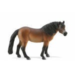 Collecta boerderij Exmoor pony 11 cm junior rubber - Bruin
