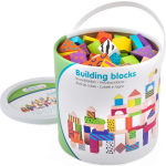 New Classic Toys bouwblokken Fantasie junior hout 100 blokken