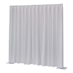 Showtec P&D Curtain Dimout 300x300 Pipe & Drape geplooid gordijn wit