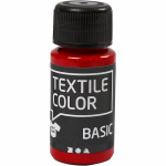 Creotime textielverf Basic 50 ml - Rood