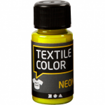 Creotime textielverf Neon 50 ml - Geel