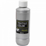 Creotime textielverf Pearl 250 ml zilver - Silver