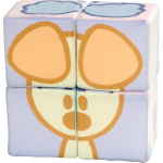 Woezel en Pip Rubo Toys blokkenpuzzel junior 7,5 cm textiel