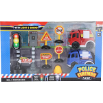 Toi-Toys Toi Toys speelset politie en brandweer 9 delig