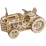 Robotime modelbouwset Tractor LK401 hout 135 delig - Bruin