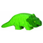 Holztiger Houten Dinosaurus: Protoceratops - Groen