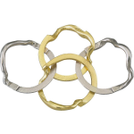 Huzzle breinbeker Cast Ring zilver/goud