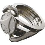 Huzzle breinbreker Cast Ring II 11,8 cm staal zilver - Silver