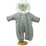 Toizz babypop sneeuwpak meisjes 42/46 cm polyester - Grijs