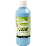 Creotime glow in the dark verf lichtblauw 250 ml