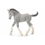Collecta paarden: Shire veulen 10 cm - Grijs