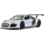 Rastar RC Audi R8 LMS jongens 27 MHz 1:24 zilver - Silver